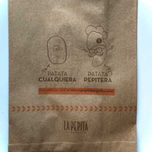 Sobre para personalizar para comida