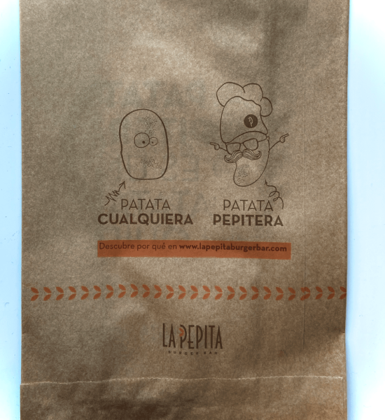 Sobre para personalizar para comida
